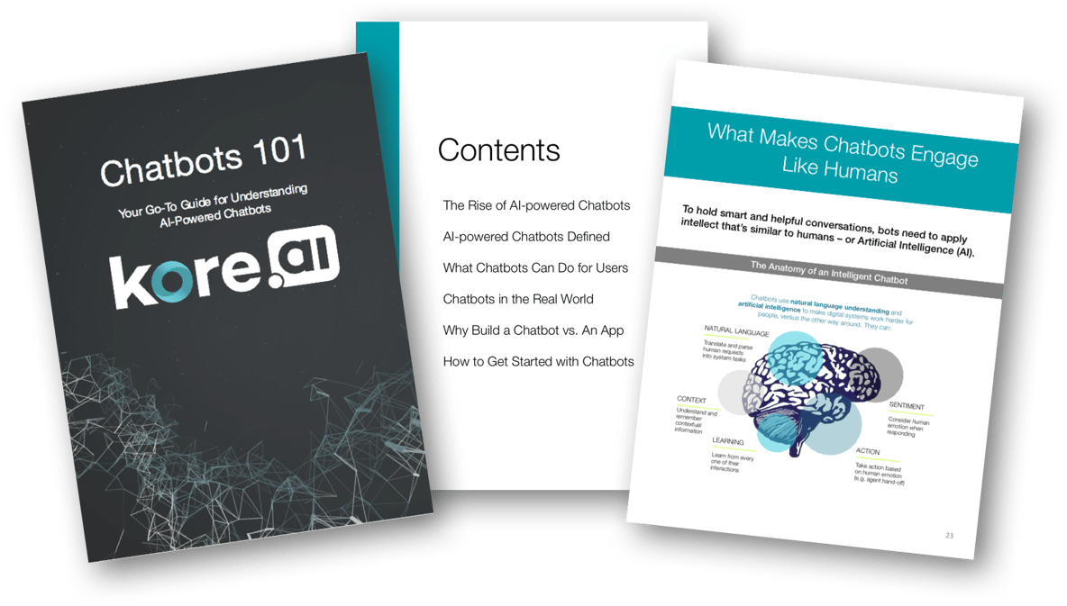 Kore.ai Chatbots 101 eBook