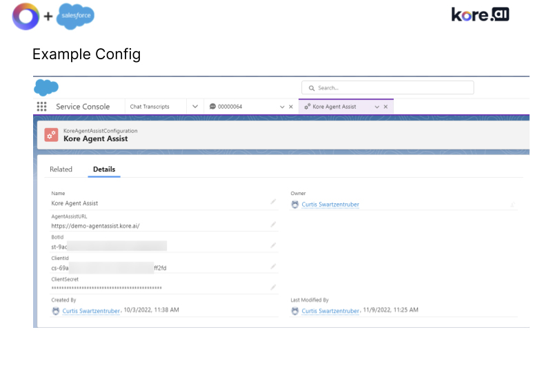 Empower Salesforce Service Cloud Agents with Kore.ai AgentAssist3