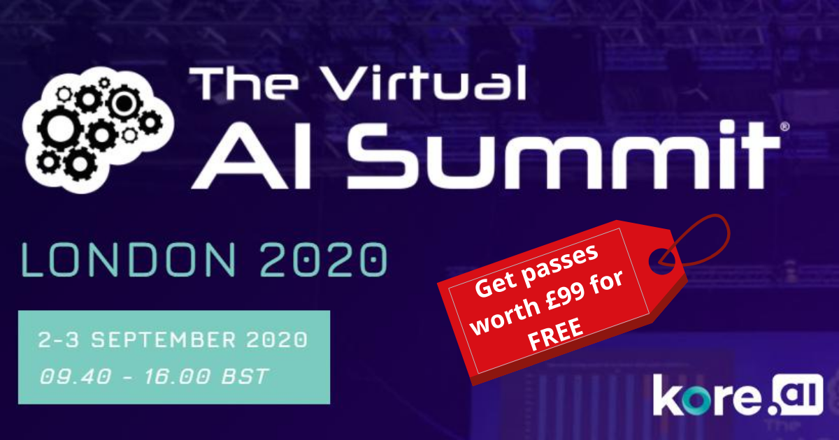 The Virtual AI Summit London 2020 - Discover Automation to transform your business